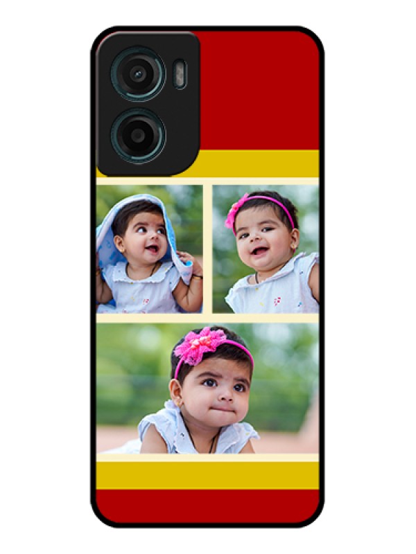Custom Motorola G05 Custom Glass Phone Case - Multiple Pic Upload Design