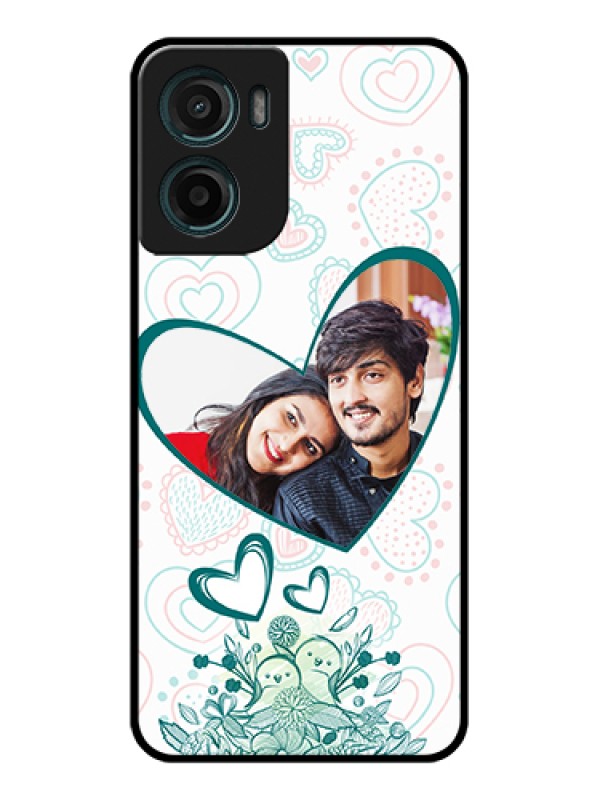 Custom Motorola G05 Custom Glass Phone Case - Premium Couple Design
