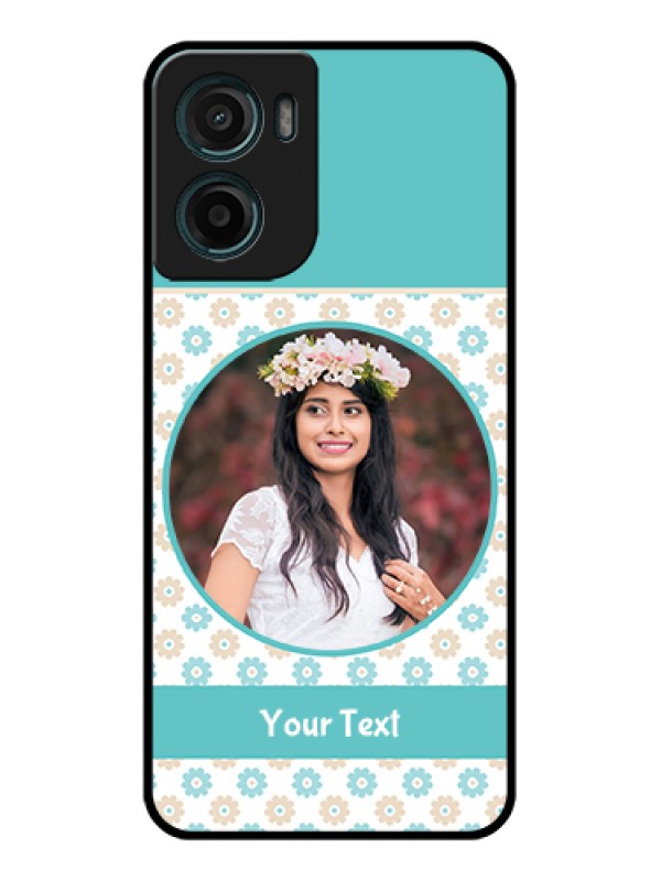Custom Motorola G05 Custom Glass Phone Case - Beautiful Flowers Design
