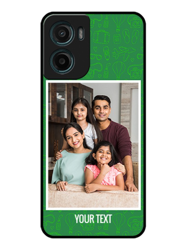 Custom Motorola G05 Custom Glass Phone Case - Picture Upload Design