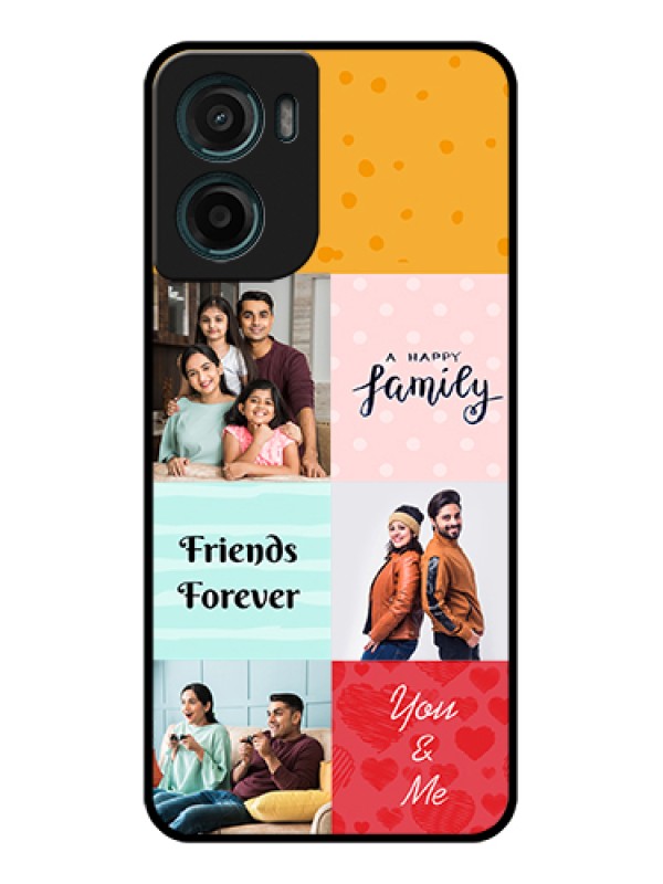 Custom Motorola G05 Custom Glass Phone Case - Images With Quotes Design