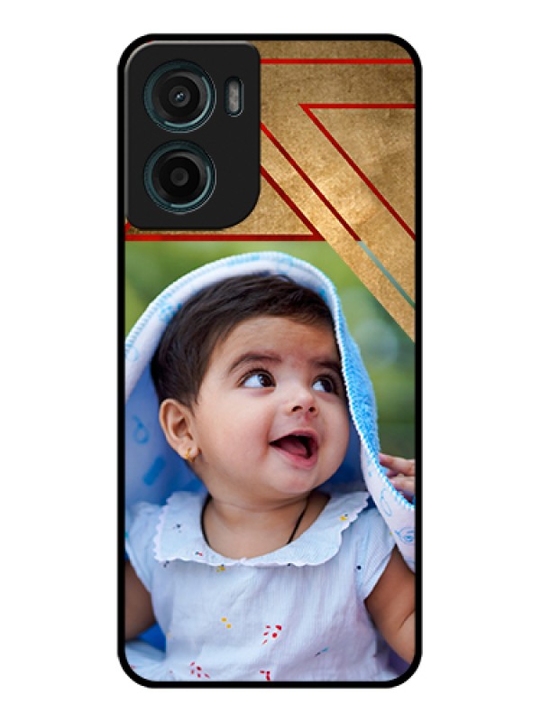 Custom Motorola G05 Custom Glass Phone Case - Gradient Abstract Texture Design
