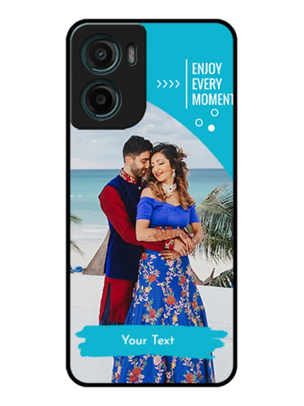 Custom Motorola G05 Custom Glass Phone Case - Happy Moment Design
