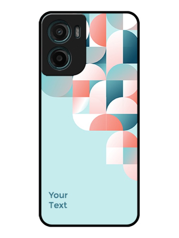 Custom Motorola G05 Custom Glass Phone Case - Stylish Semi - Circle Pattern Design