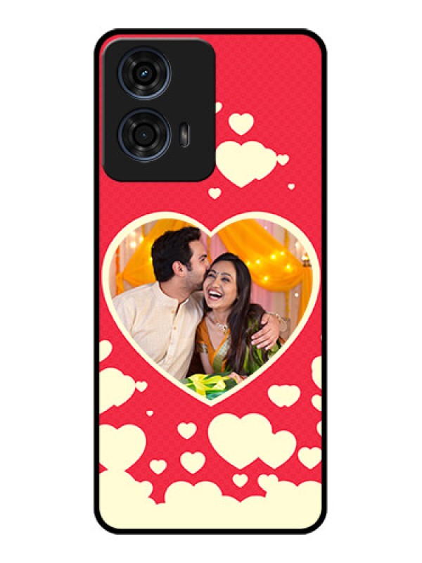 Custom Motorola G24 Power Custom Glass Phone CaseLove Symbols Phone Cover Design