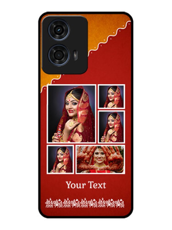 Custom Motorola G24 Power Custom Glass Phone CaseWedding Pic Upload Design