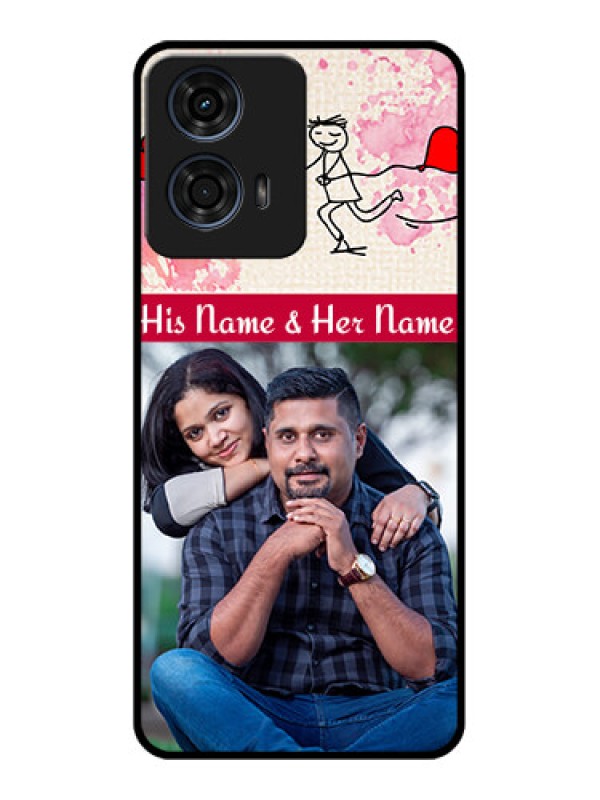 Custom Motorola G24 Power Custom Glass Phone CaseYou And Me Case Design