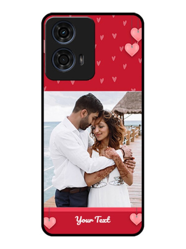 Custom Motorola G24 Power Custom Glass Phone CaseValentines Day Design