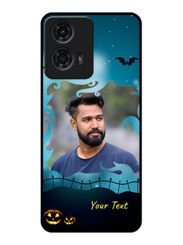 Custom Motorola G24 Power Custom Glass Phone CaseHalloween Frame Design