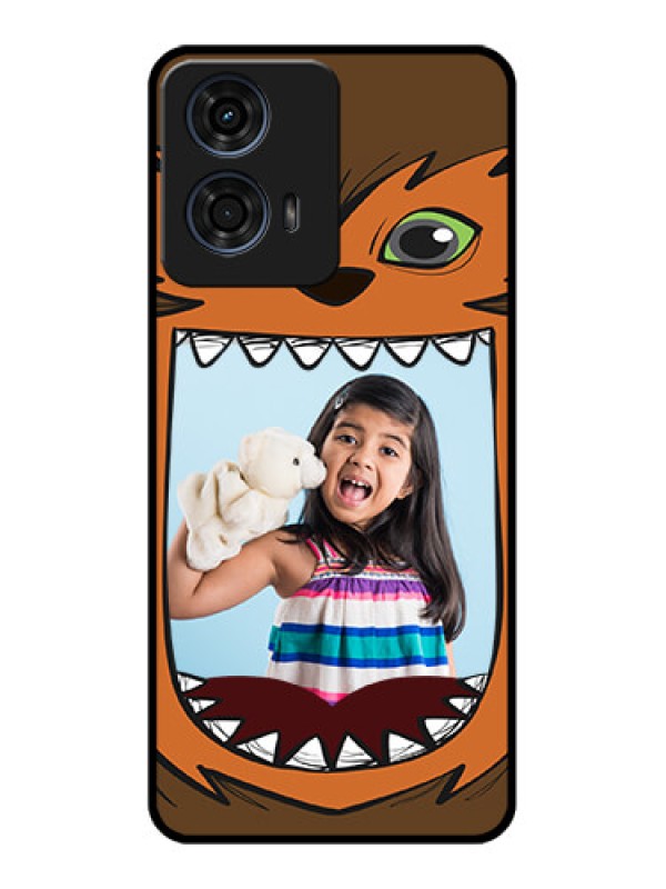 Custom Motorola G24 Power Custom Glass Phone CaseOwl Monster Back Case Design