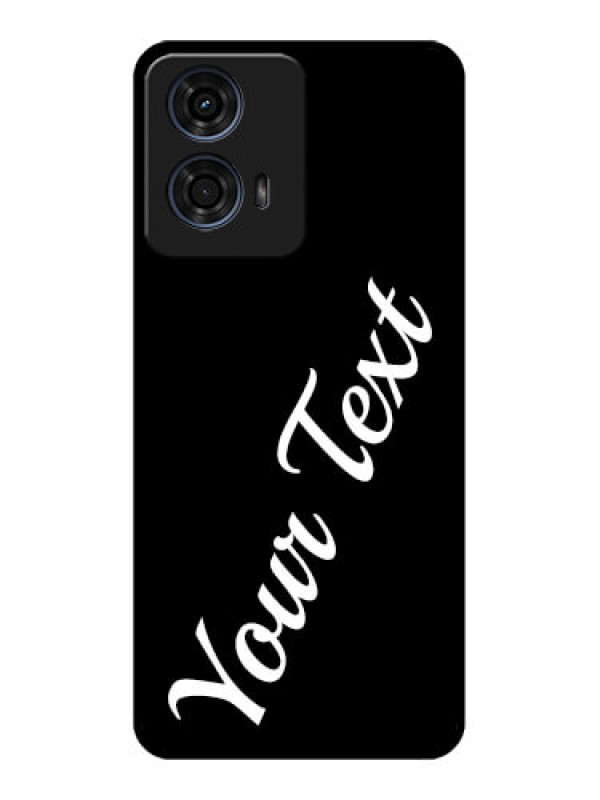 Custom Motorola G24 Power Custom Glass Phone CaseWith Your Name Design