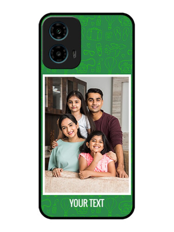 Custom Motorola G34 5G Custom Glass Phone Case - Picture Upload Design