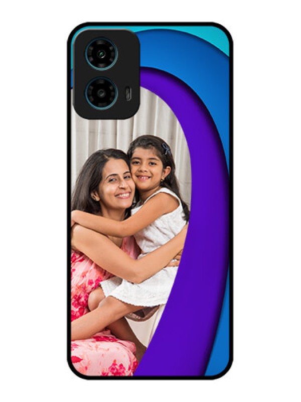 Custom Motorola G34 5G Custom Glass Phone Case - Simple Pattern Design