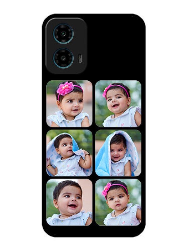 Custom Motorola G34 5G Custom Glass Phone Case - Multiple Pictures Design