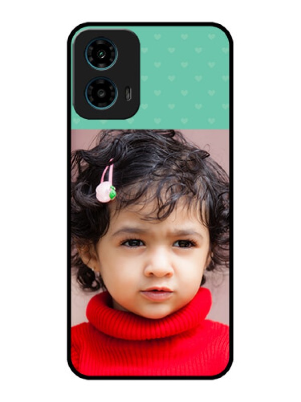 Custom Motorola G34 5G Custom Glass Phone Case - Lovers Picture Design