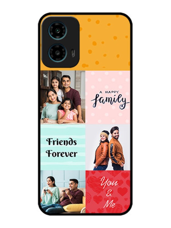 Custom Motorola G34 5G Custom Glass Phone Case - Images With Quotes Design