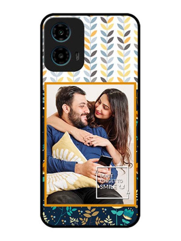 Custom Motorola G34 5G Custom Glass Phone Case - Pattern Design