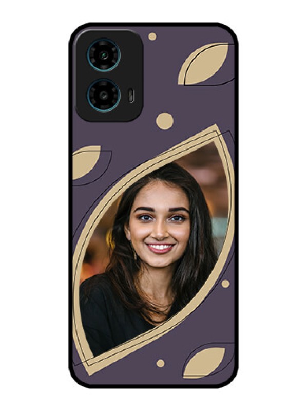 Custom Motorola G34 5G Custom Glass Phone Case - Falling Leaf Design