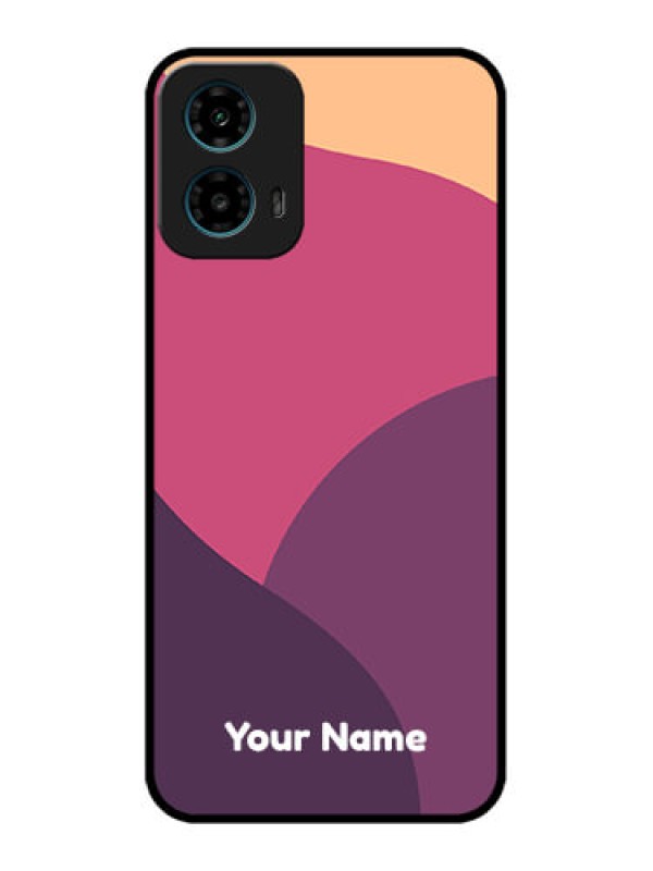Custom Motorola G34 5G Custom Glass Phone Case - Mixed Multi - Colour Abstract Art Design
