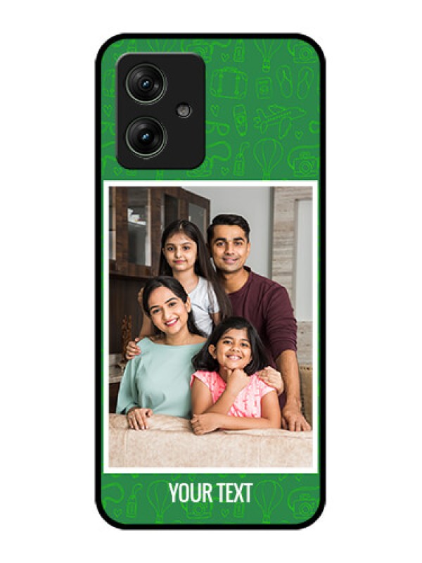 Custom Motorola G54 5G Custom Glass Phone Case - Picture Upload Design