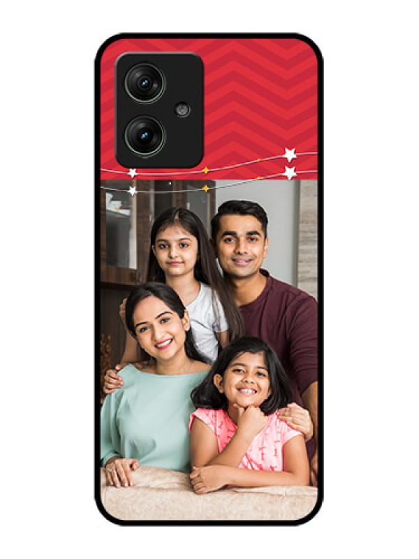 Custom Motorola G54 5G Custom Glass Phone Case - Happy Family Design