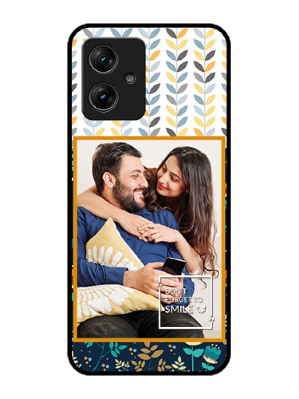 Custom Motorola G54 5G Custom Glass Phone Case - Pattern Design