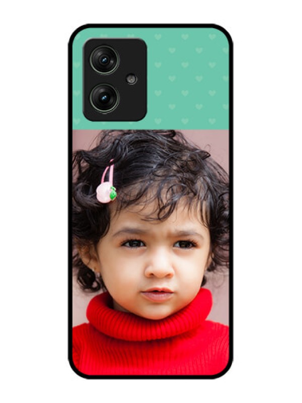 Custom Motorola G64 5G Custom Glass Phone Case - Lovers Picture Design