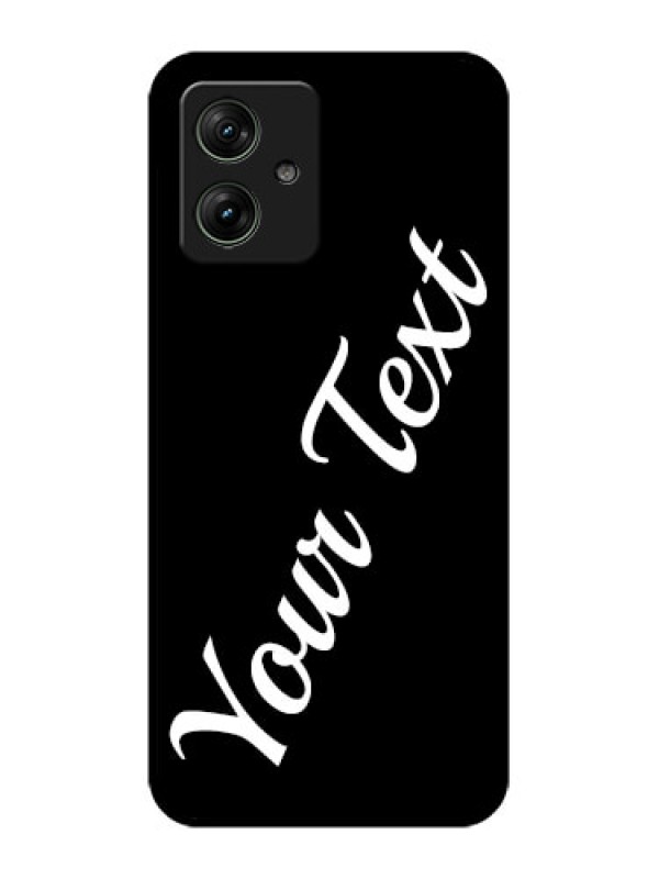 Custom Motorola G64 5G Custom Glass Phone Case - With Your Name Design