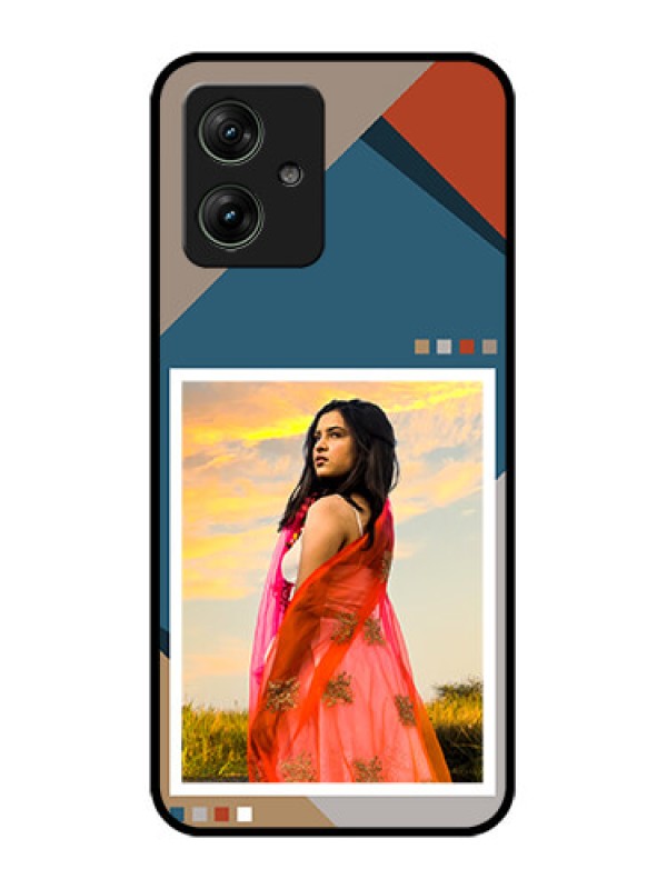 Custom Motorola G64 5G Custom Glass Phone Case - Retro Color Pallet Design