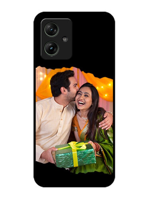 Custom Motorola G64 5G Custom Glass Phone Case - Tear - Off Design