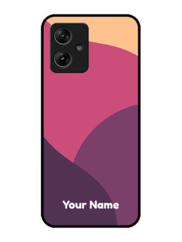 Custom Motorola G64 5G Custom Glass Phone Case - Mixed Multi - Colour Abstract Art Design