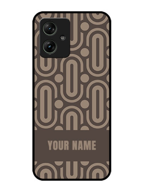 Custom Motorola G64 5G Custom Glass Phone Case - Captivating Zero Pattern Design