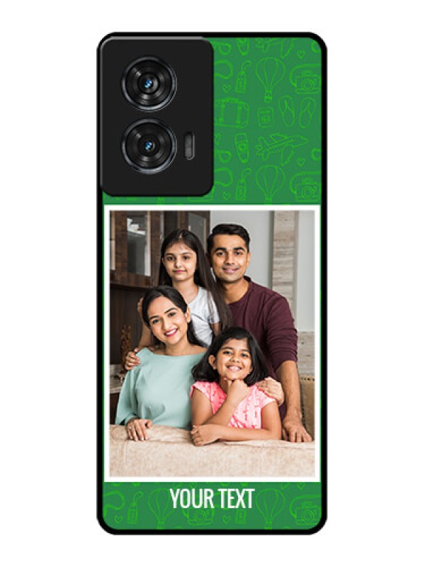 Custom Motorola G96 5G Custom Glass Phone Case - Picture Upload Design