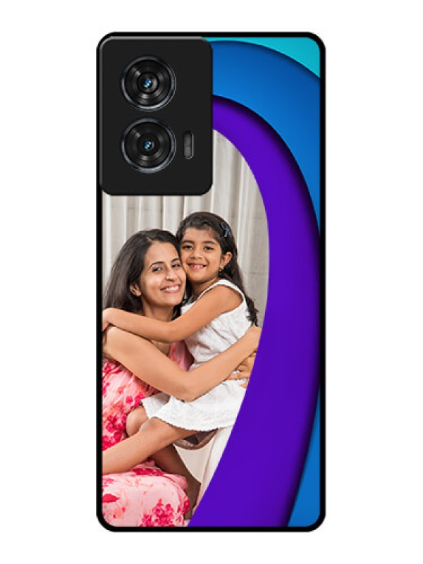 Custom Motorola G96 5G Custom Glass Phone Case - Simple Pattern Design