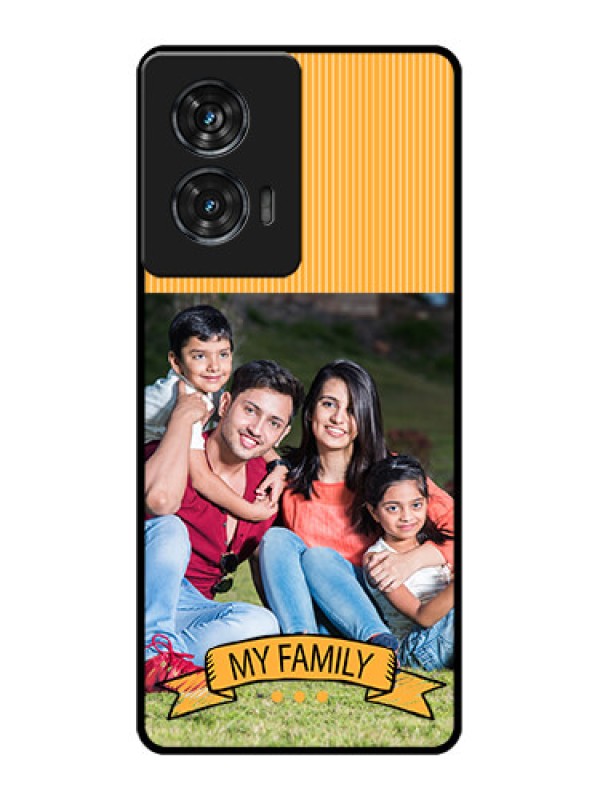 Custom Motorola G96 5G Custom Glass Phone Case - My Family Design
