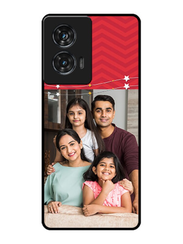 Custom Motorola G96 5G Custom Glass Phone Case - Happy Family Design
