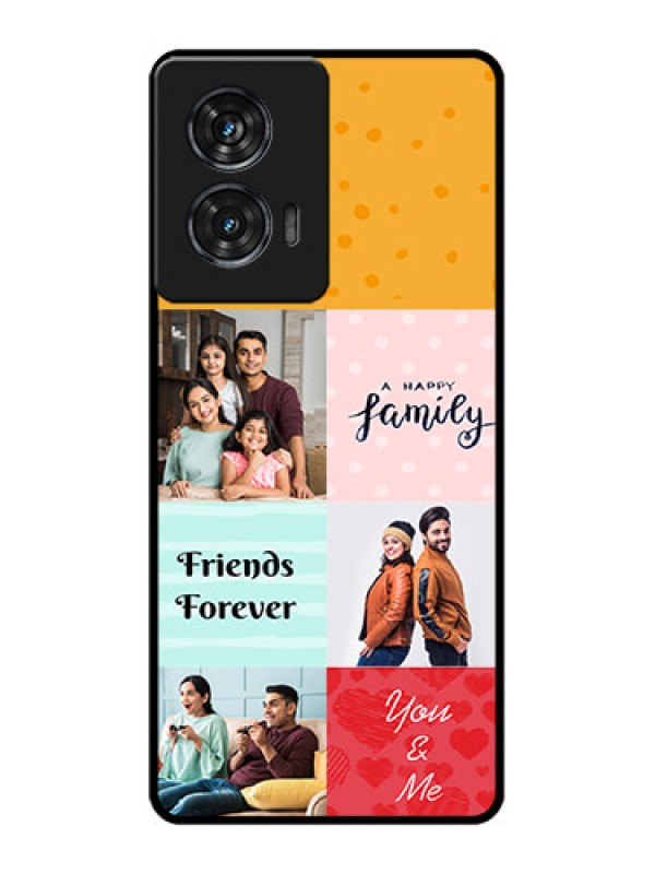 Custom Motorola G96 5G Custom Glass Phone Case - Images With Quotes Design