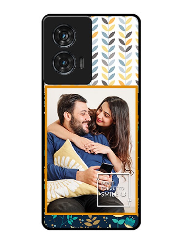 Custom Motorola G96 5G Custom Glass Phone Case - Pattern Design