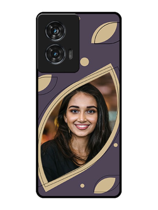 Custom Motorola G96 5G Custom Glass Phone Case - Falling Leaf Design