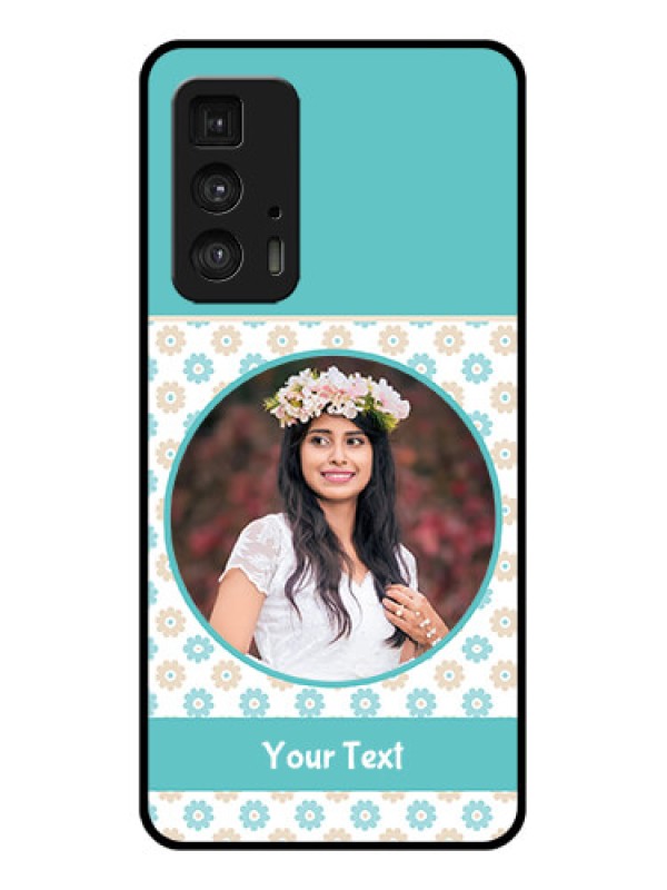 Custom Motorola Moto Edge 20 Pro Custom Glass Phone Case - Beautiful Flowers Design