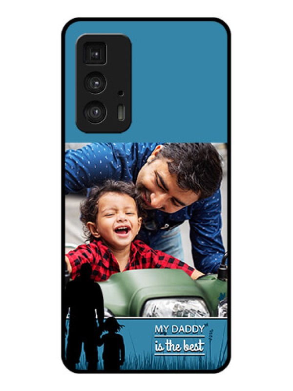 Custom Motorola Moto Edge 20 Pro Custom Glass Phone Case - Best Dad Design