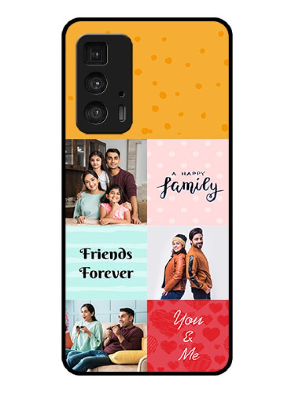 Custom Motorola Moto Edge 20 Pro Custom Glass Phone Case - Images With Quotes Design