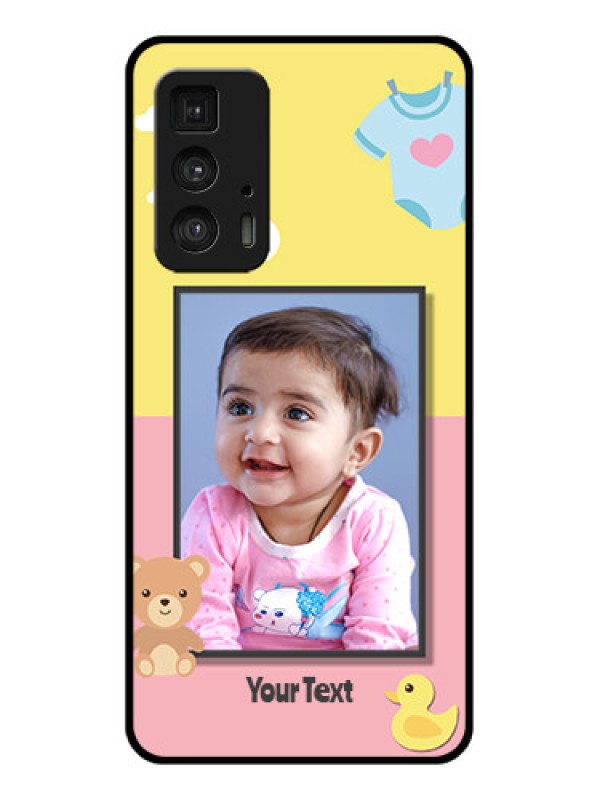 Custom Motorola Moto Edge 20 Pro Custom Glass Phone Case - Kids 2 Color Design