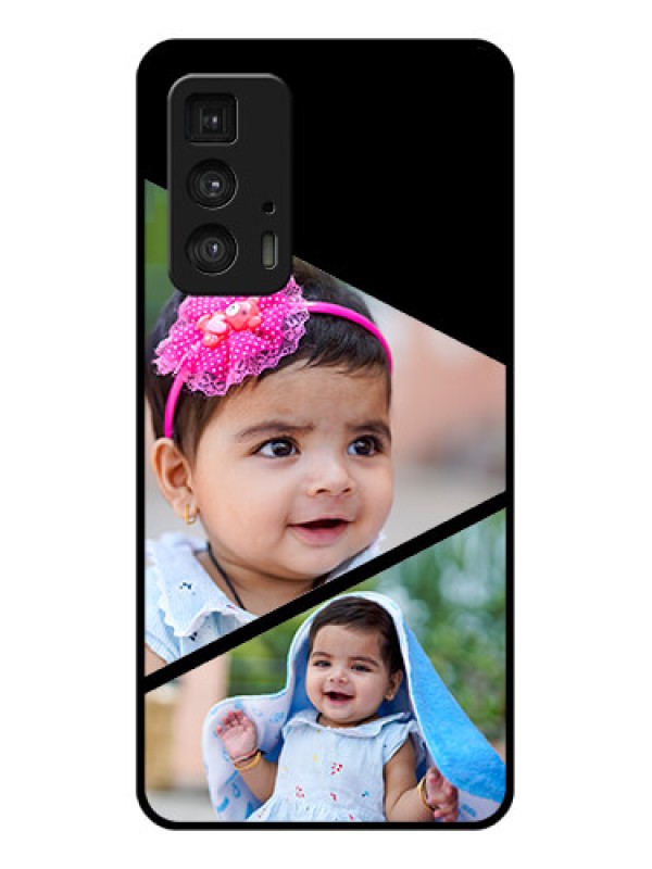 Custom Motorola Moto Edge 20 Pro Custom Glass Phone Case - Semi Cut Design