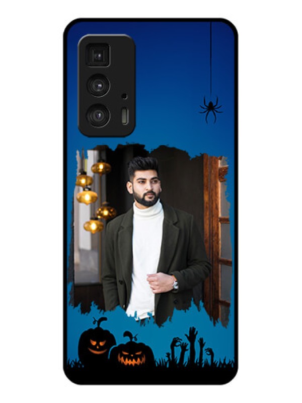 Custom Motorola Moto Edge 20 Pro Custom Glass Phone Case - With Pro Halloween Design