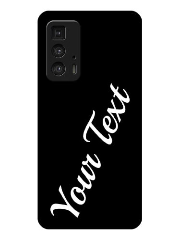 Custom Motorola Moto Edge 20 Pro Custom Glass Phone Case - With Your Name Design