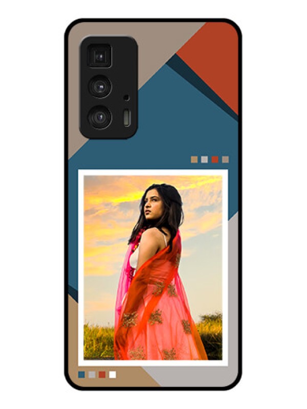 Custom Motorola Moto Edge 20 Pro Custom Glass Phone Case - Retro Color Pallet Design