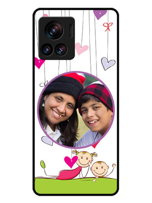 Custom Motorola Moto Edge 30 Ultra Custom Glass Phone Case - Cute Kids Phone Case Design