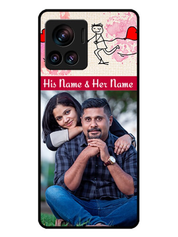 Custom Motorola Moto Edge 30 Ultra Custom Glass Phone Case - You And Me Case Design