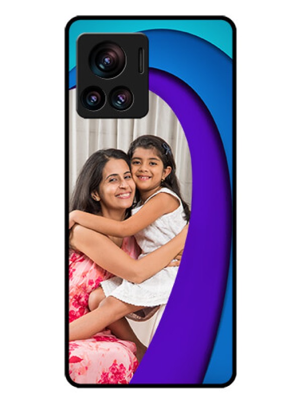 Custom Motorola Moto Edge 30 Ultra Custom Glass Phone Case - Simple Pattern Design